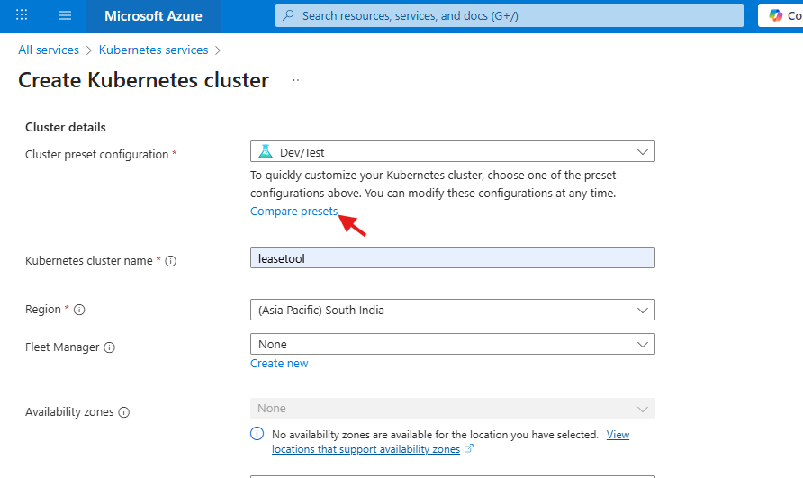 Azure Kubernetes