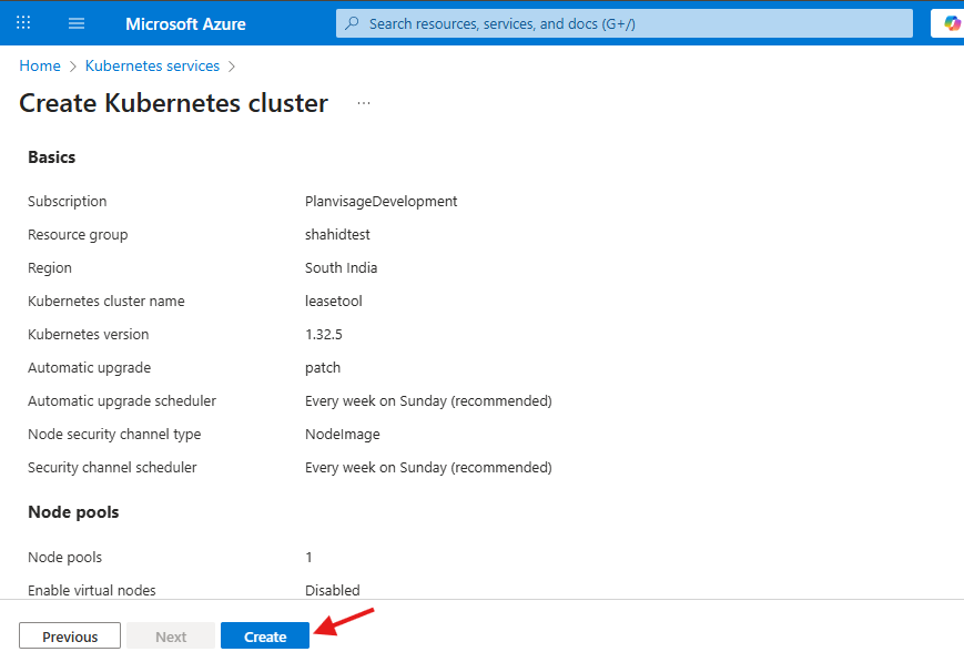 Azure Kubernetes